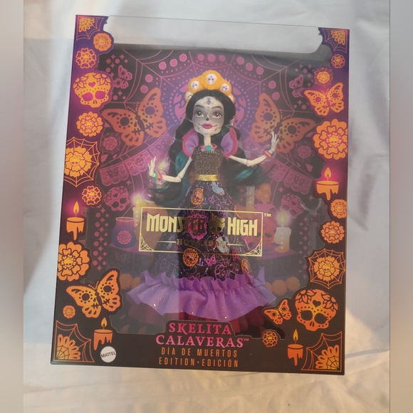 : Monster High Howliday Dia De Muertos Skelita Calaveras Edition HNF96 mattel - Picture 5 of 12